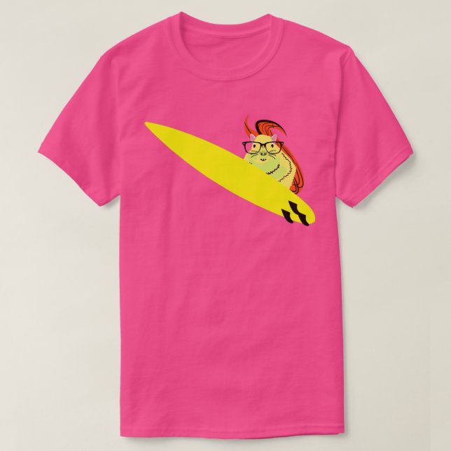 Camiseta Naughty Squirrel 773 Surfing (Diseño del anverso)