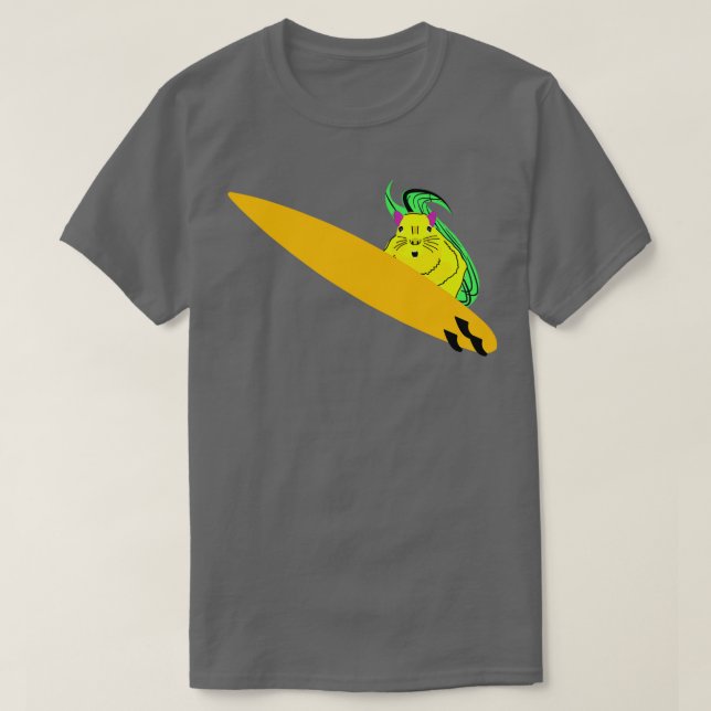 Camiseta Naughty Squirrel 784 Surfing (Diseño del anverso)