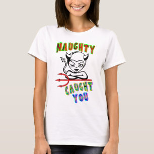 Camiseta Naughty Te Atrapó