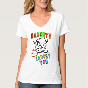 Camiseta Naughty Te Atrapó