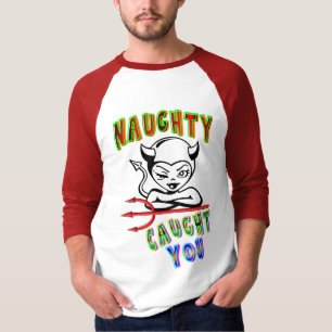 Camiseta Naughty Te Atrapó