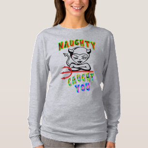 Camiseta Naughty Te Atrapó