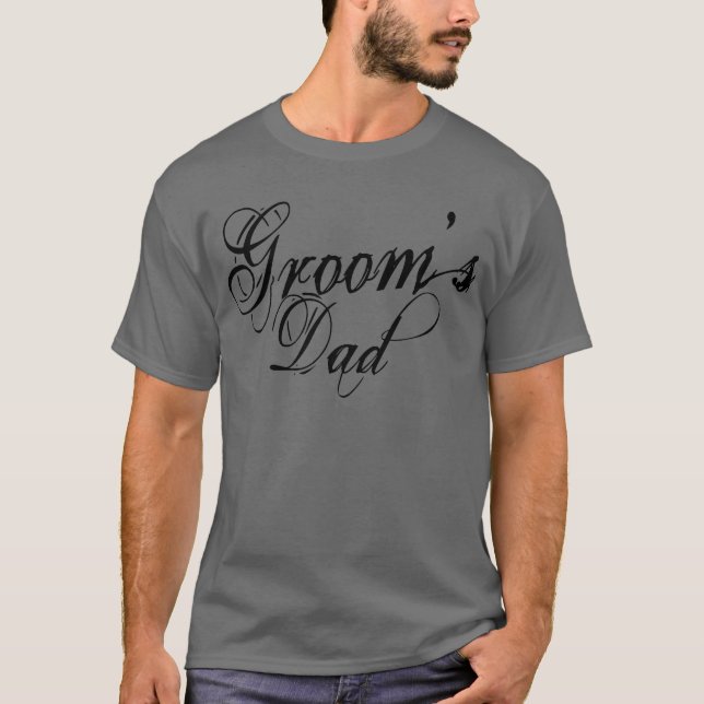 Camiseta Naughy Grunge Script - El negro de Groom (Anverso)
