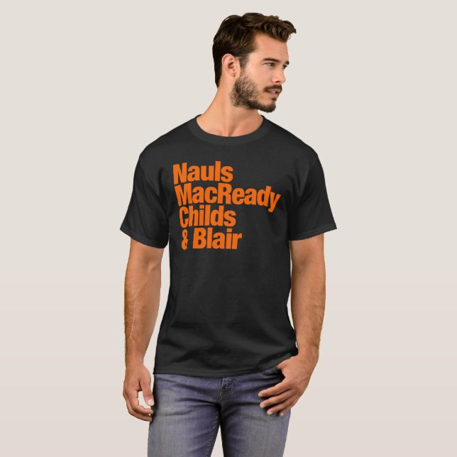 Camiseta Nauls MacReady Childs & Blair - Cosa (Anverso completo)