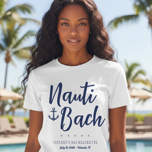 Camiseta Nauti Bach Ancla Fiesta de Despedida de Soltera Ná (Subido por el creador)