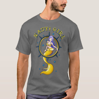 Camiseta Nauti Chica Naughty Mermaid Nautical Pun
