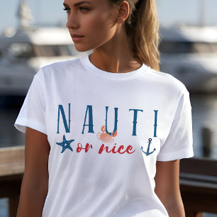 Camiseta Nauti o buenos Navidades náuticos
