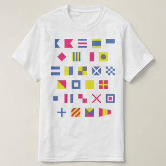 Camiseta náutica de la bandera