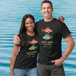 Camiseta náutica de peces del North Shore Lake Sup