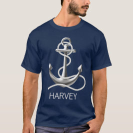Camiseta náutica del presentador del hombre person