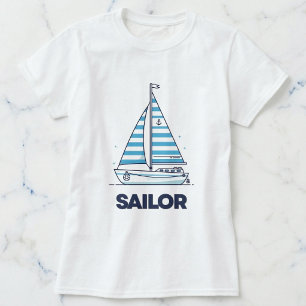 Camiseta Náutica para Niñas Cabana Sail