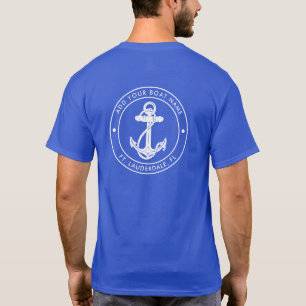 Camiseta Nautical Anchor Bote Name Family Cruise Personaliz