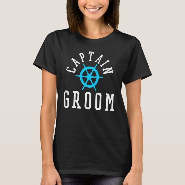 Camiseta Nautical Boda Groom (Anverso)
