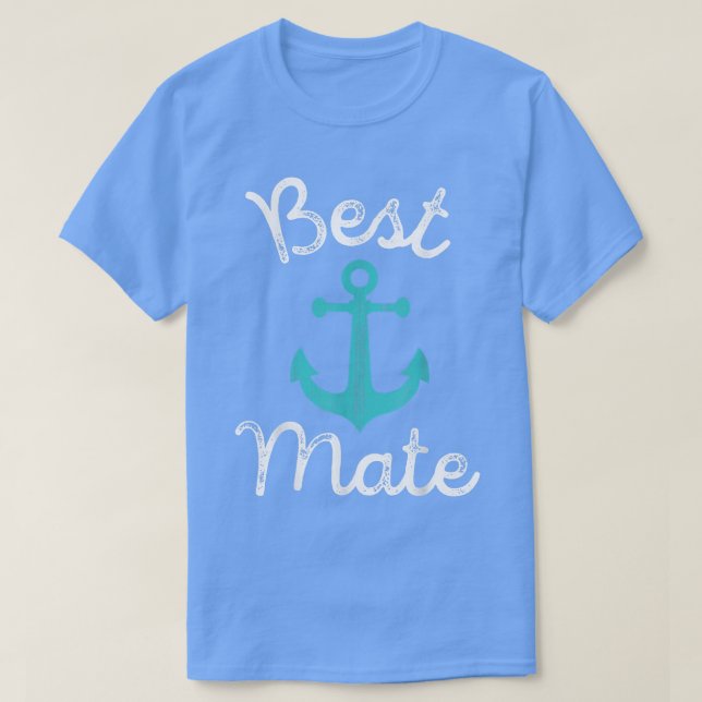 Camiseta Nautical Wedding Bride Grooms Man & Groomsmen Gift (Diseño del anverso)