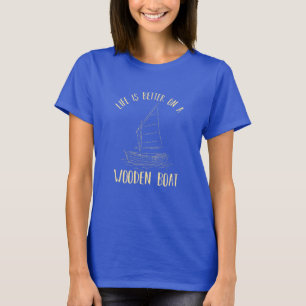 Camiseta Náutico Familia de Barcos Marinos Viaje a la Playa