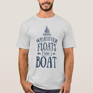 Camiseta Náutico lo que flota su luz del barco