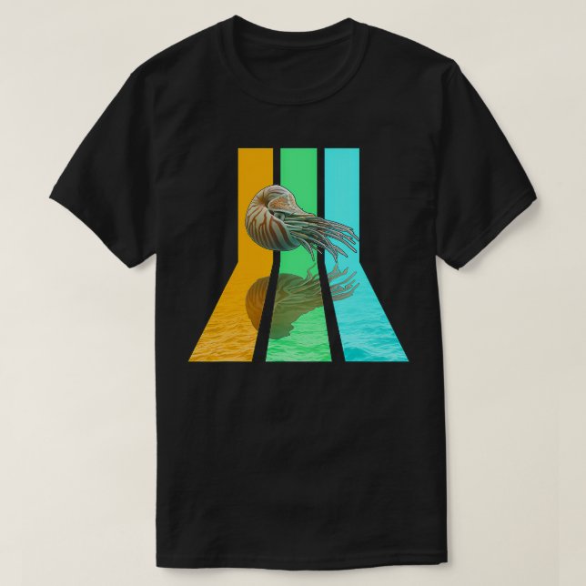 Camiseta Nautilus retro 80 (Diseño del anverso)
