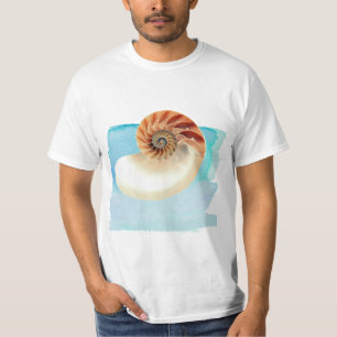 Camiseta Nautilus Seashell and Sand