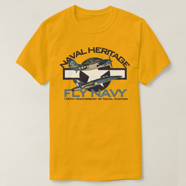 CAMISETA NAVAL HERITAGE (Diseño del anverso)