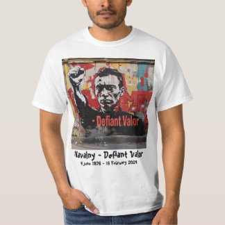 Camiseta Navalny - Valor desafiante
