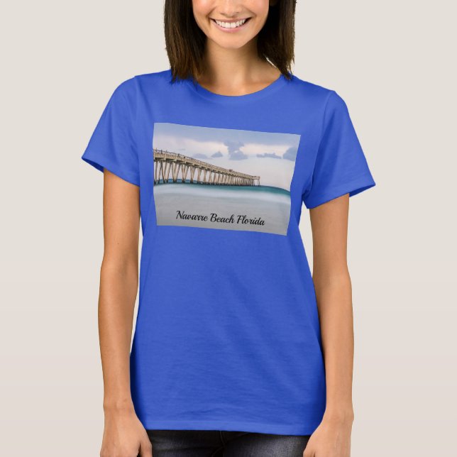 Camiseta Navarre Beach Fishing Pier (Anverso)