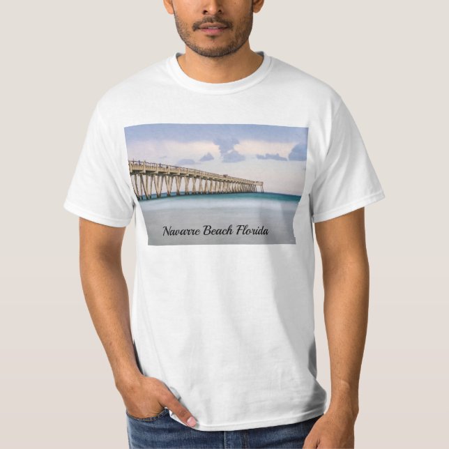 Camiseta Navarre Beach Fishing Pier (Anverso)