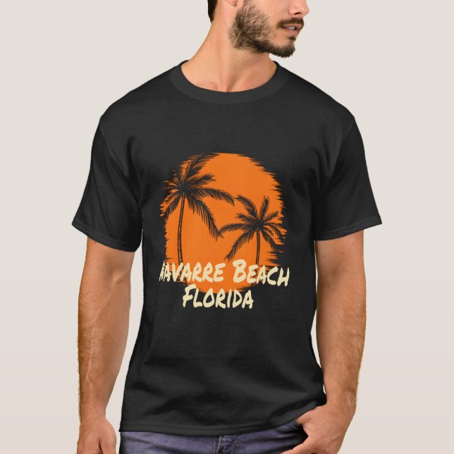 Camiseta Navarre Beach Fl Florida Vacation Souvenir Sun Pal (Anverso)