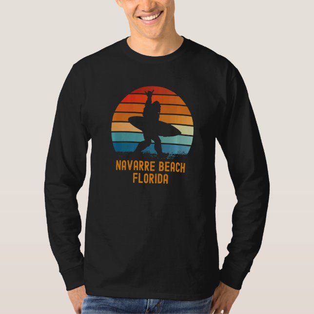 Camiseta Navarre Beach Florida Sasquatch Souvenir (Anverso)