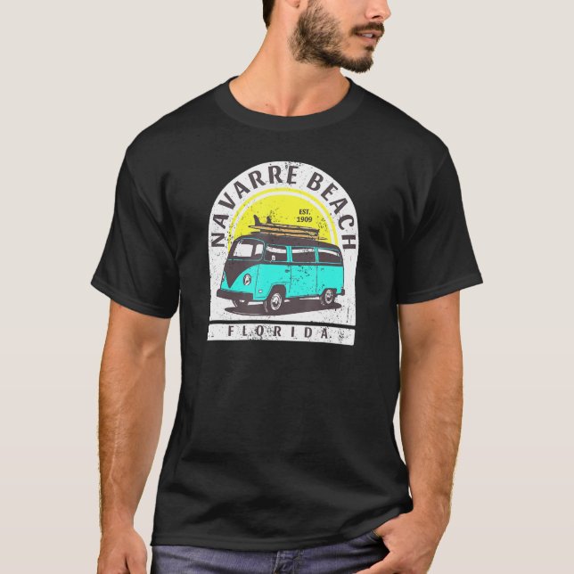 Camiseta Navarre Beach Florida Surf (Anverso)