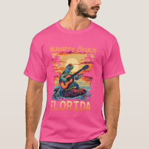 Camiseta Navarre Beach Florida Vacaciones Turtle Amante Ver