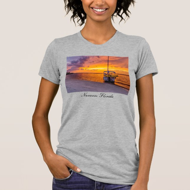 Camiseta Navarre Florida Fire Sunset (Anverso)