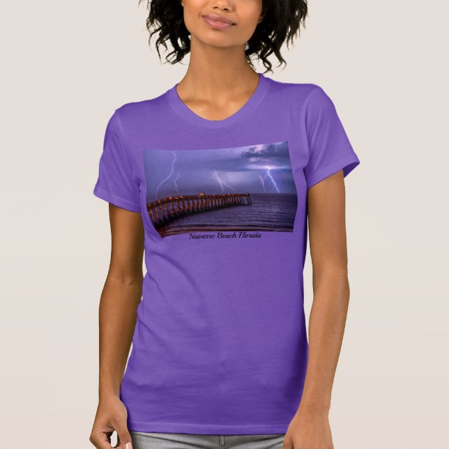 Camiseta Navarre Florida Lightning Storm T-Shirt (Anverso)