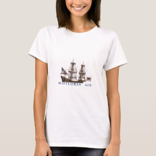 Camiseta nave de 9 mayflower