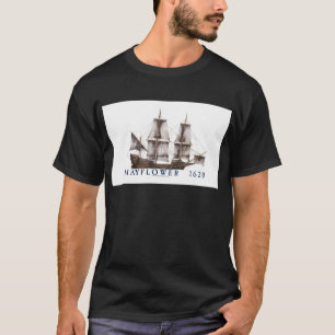 Camiseta nave de 9 mayflower