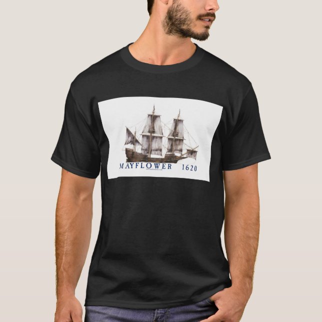 Camiseta nave de 9 mayflower (Anverso)