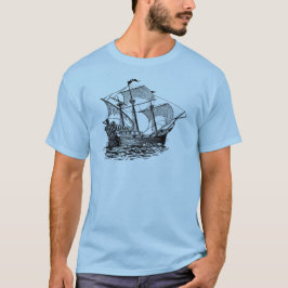 Camiseta Nave de Galleon del vintage
