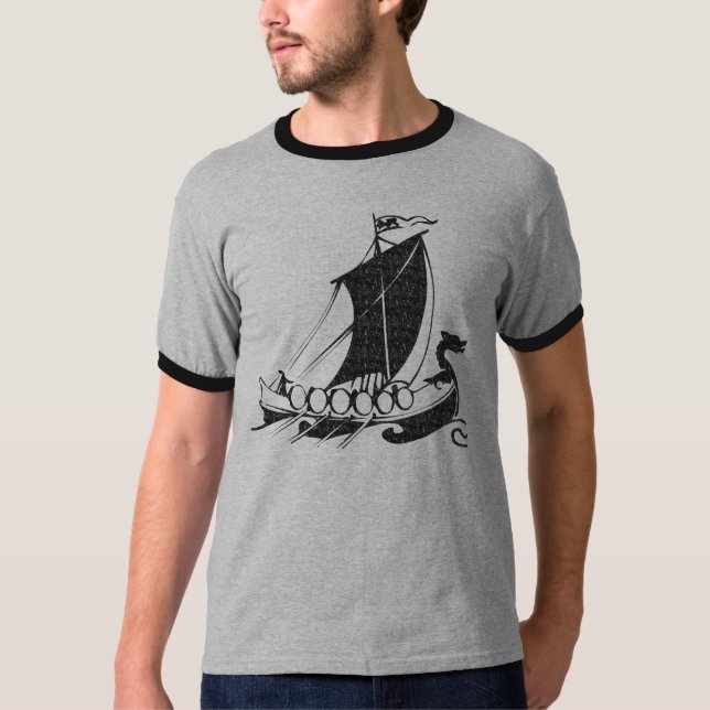 Camiseta Nave de Viking (Anverso)
