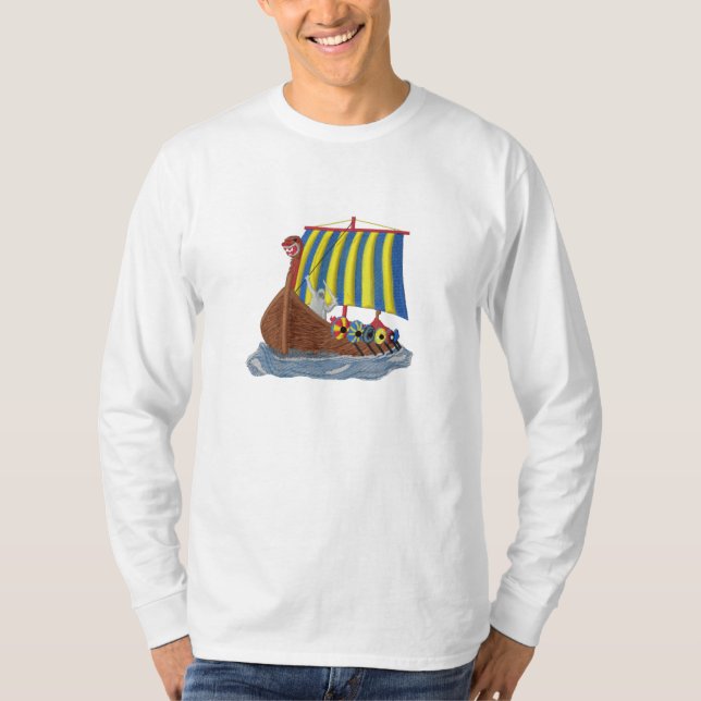 Camiseta Nave de Viking del sueco (Anverso)