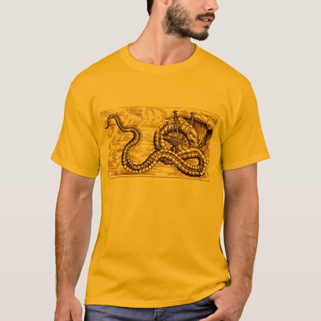 CAMISETA NAVE DE VORACIDAD DE LA SERPIENTE DE MAR (Anverso)