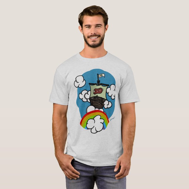 Camiseta Nave del cielo de Toony (Anverso completo)