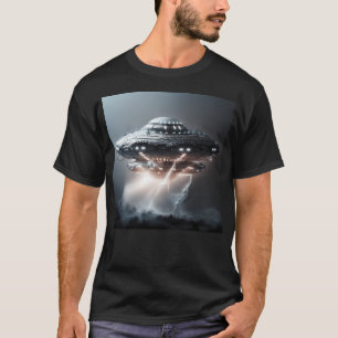 Camiseta Nave Demonio Alienígena - Pesadilla Voladora De Ab