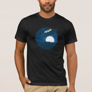 Camiseta Nave espacial alienígena aterrizando