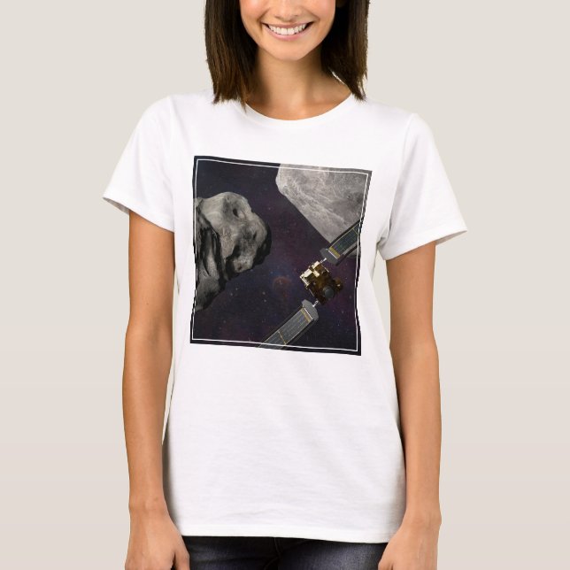 Camiseta Nave Espacial Dart Y El Líquido Antes Del Impacto (Anverso)