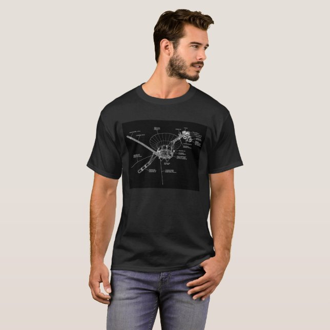 Camiseta Nave espacial del viajero (Anverso completo)