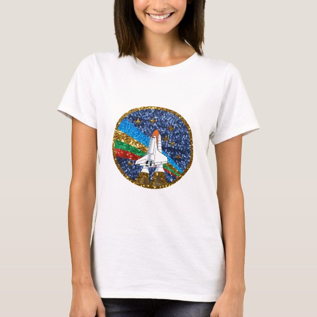 Camiseta nave espacial secuencial (Anverso)