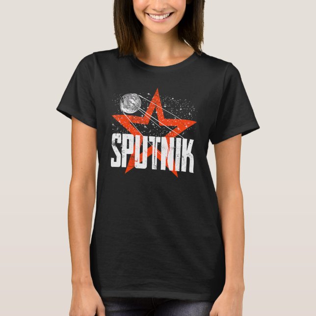 Camiseta Nave espacial Sputnik Satellite Sp (Anverso)
