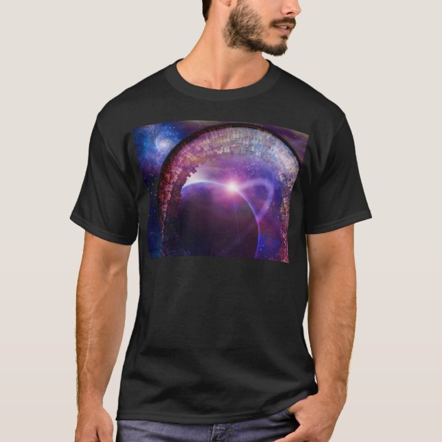 Camiseta Nave interestelar Multigenerational de la ciudad (Anverso)