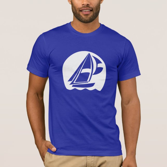 Camiseta Navegación azul (Anverso)