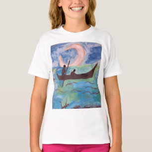 Camiseta Navegación bajo la luz de la luna
