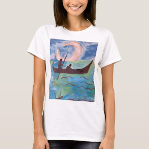 Camiseta Navegación bajo la luz de la luna